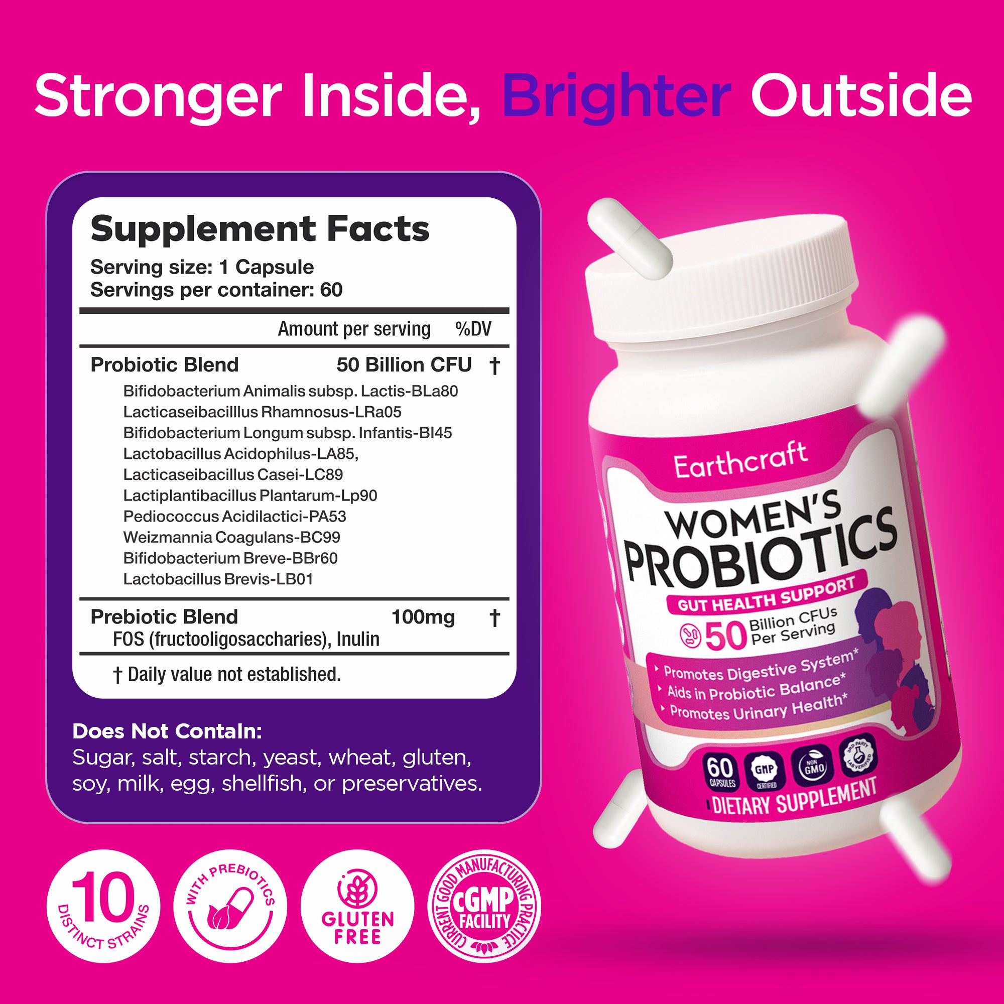 Womens Probiotic with Prebiotics