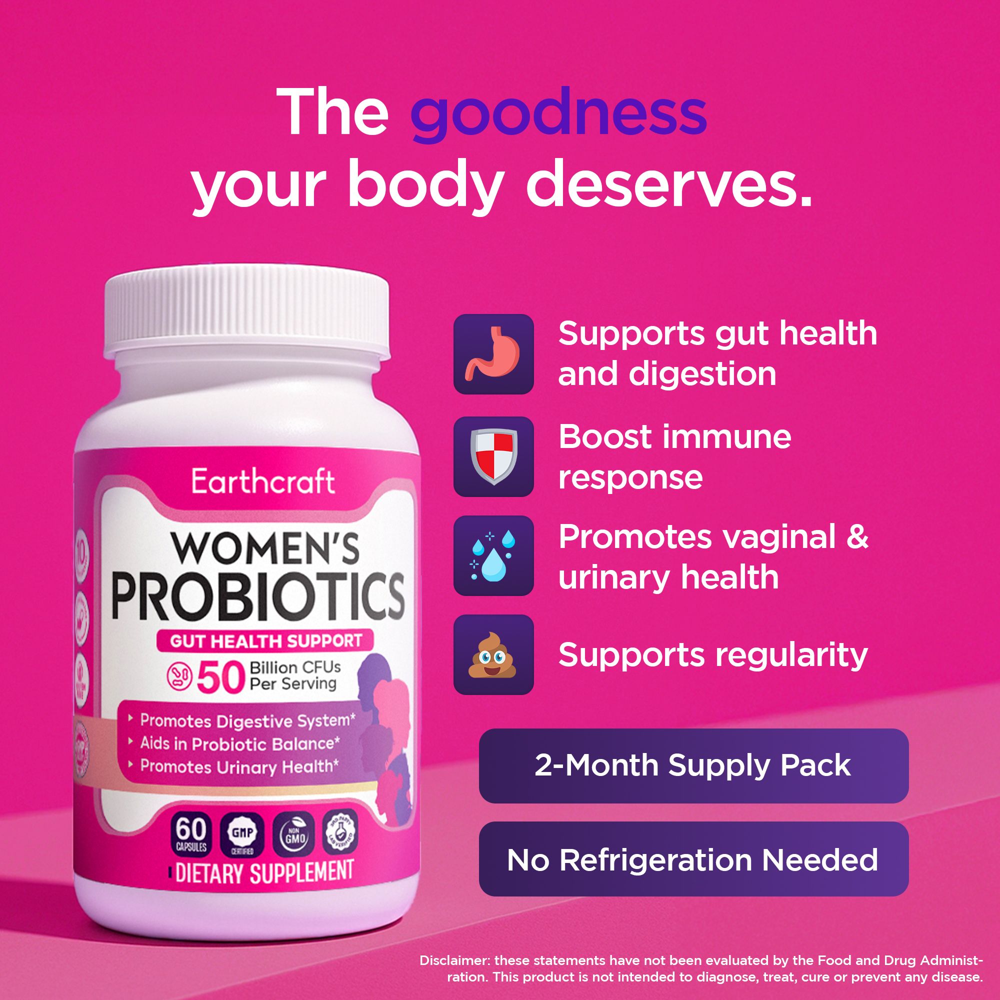 Womens Probiotic with Prebiotics